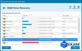 M3 RAW Drive Recovery