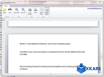 Free DocX Viewer