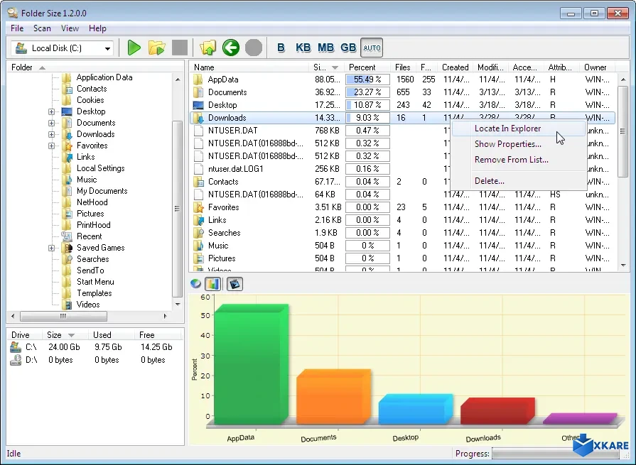 Folder Size 64-bit