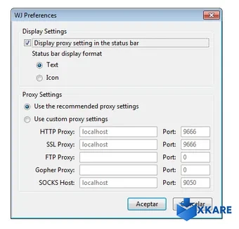 UltraSurf Firefox Tool