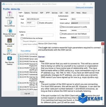 Bitvise SSH Client