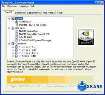 OpenGL Extension Viewer