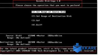 EaseUs Disk Copy