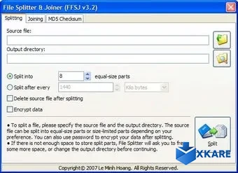 The Fastest File Splitter and Joiner
