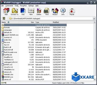 WinRAR Unplugged