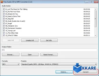 Free Audio CD To MP3 Converter