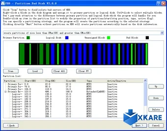 Partition Bad Disk
