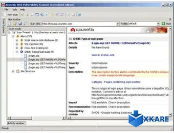 Acunetix Web Vulnerability Scanner