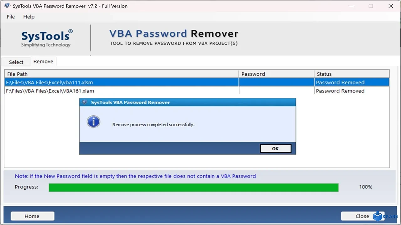 Remove VBA Password