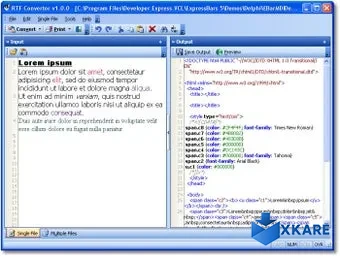 RTF Convertor