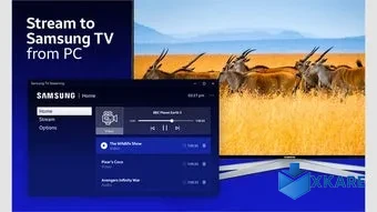 Cast to Samsung TV.