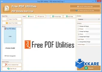 Free PDF Utilities - PDF Rotate and Crop