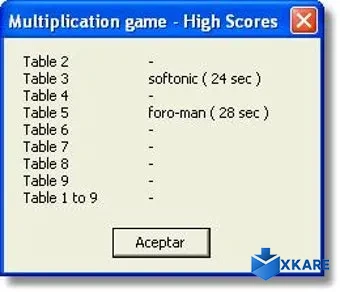 Multiplication Game