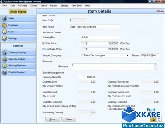 Purchase Order Software