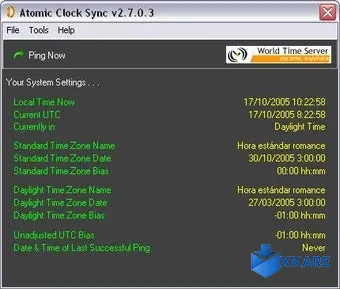 Atomic Clock Sync
