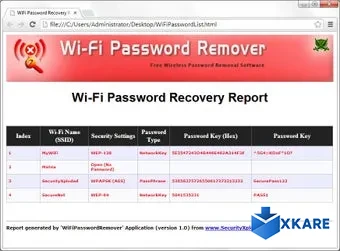 WiFi Password Remover