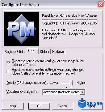 PaceMaker plug-in