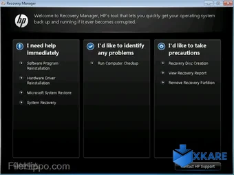 HP Recovery Manager