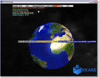 3D World Map