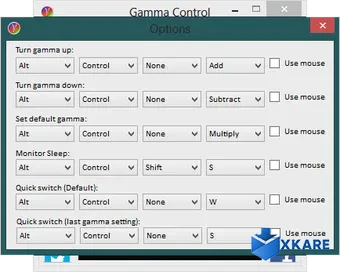 Gamma Control