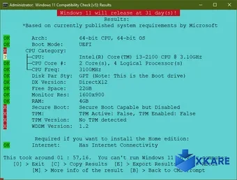 Windows 11 Compatibility Check