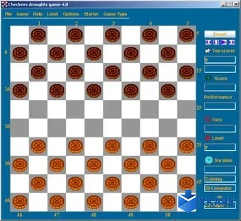 Checkers Draughts Game