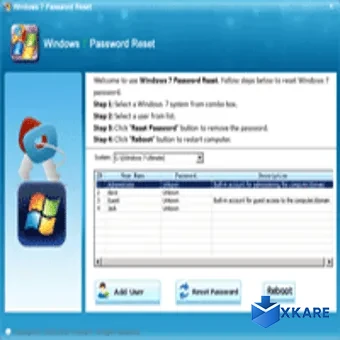 Asunsoft Windows 7 Password Reset