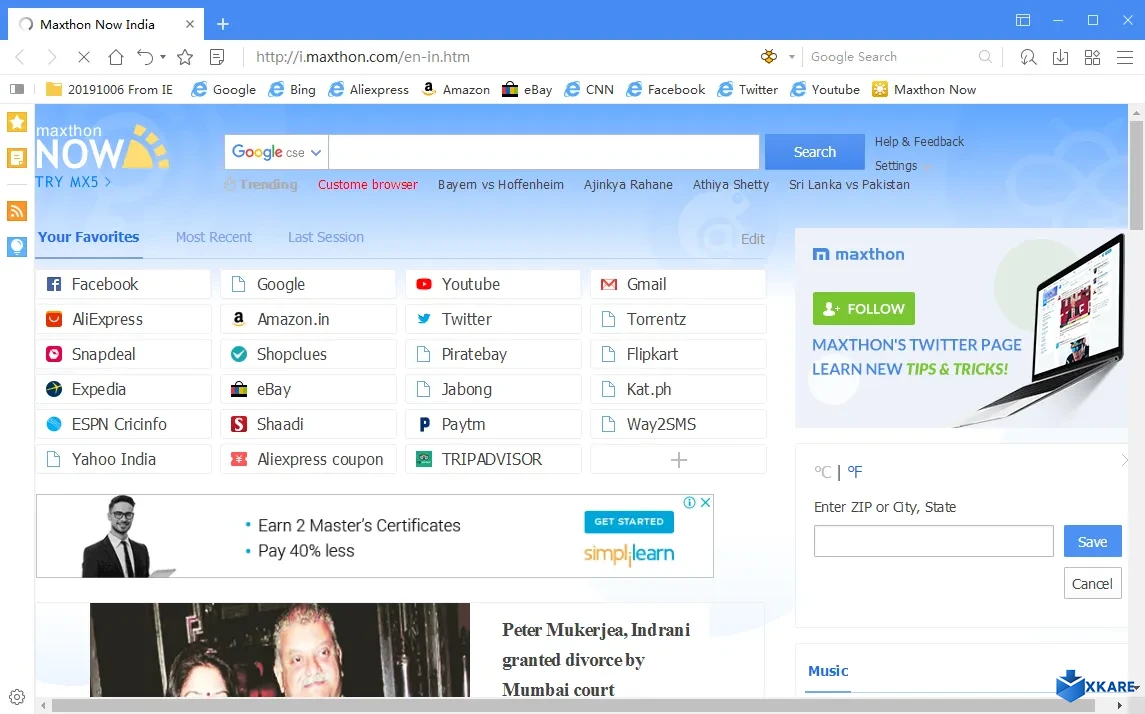 Maxthon Cloud Browser
