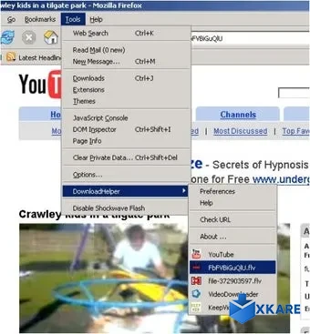 Firefox Video Download Helper