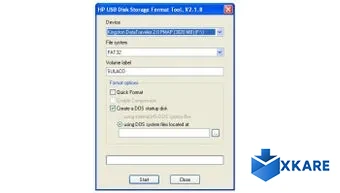 HP USB Disk Storage Format Tool