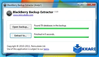BlackBerry Backup Extractor