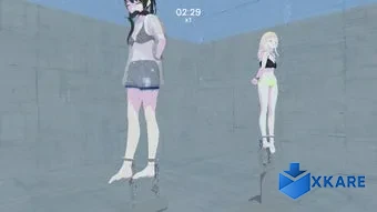 Girls breath holding competition (beta