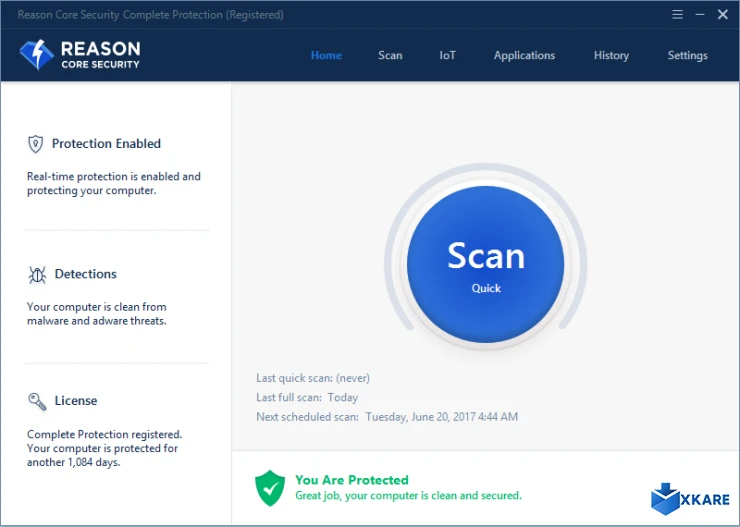 Reason Core Security Standard Protection