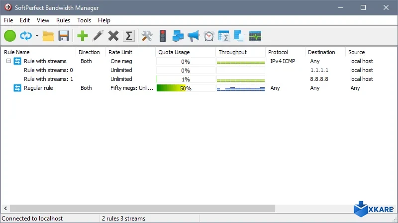 SoftPerfect Bandwidth Manager