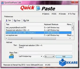 QuickTextPaste