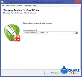 Recovery Toolbox for CorelDRAW
