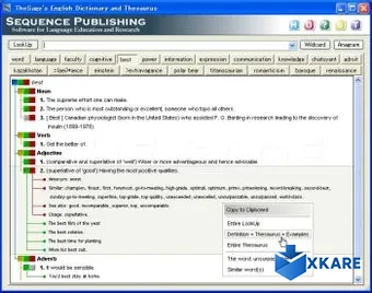 TheSage English Dictionary and Thesaurus