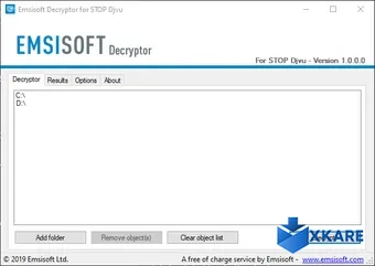 Emsisoft Decryptor for STOP Djvu