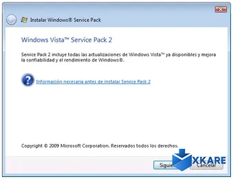 Service Pack 2 para Windows Vista