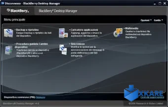 BlackBerry Desktop Manager