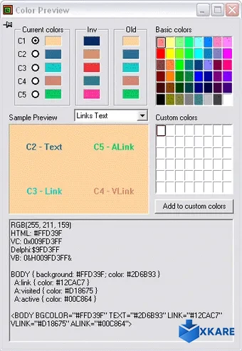 Visual Color Picker