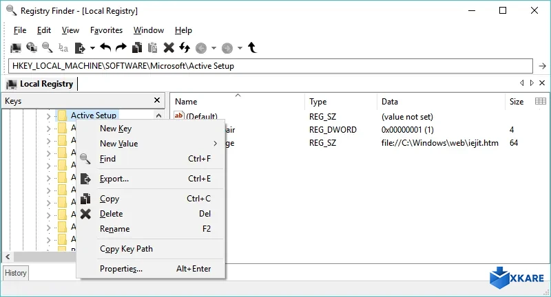 Registry Finder