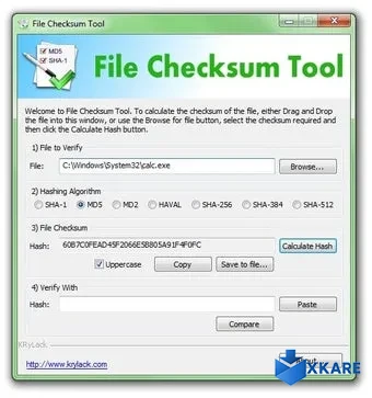 File Checksum Tool