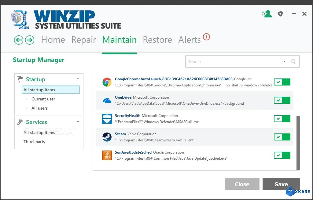 WinZip System Utilities Suite