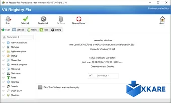 Vit Registry Fix