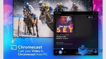 Stream to ChromeCast.