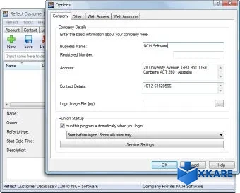 Reflect Free CRM Customer Database