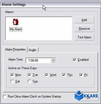 Citrus Alarm Clock