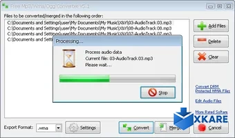 Free Mp3/Wma/Ogg Converter