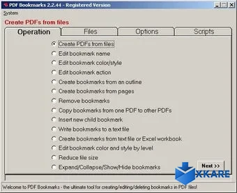 PDF Bookmarks